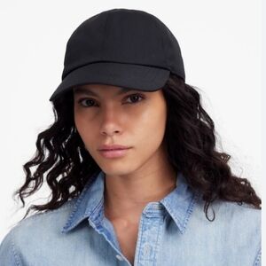 Madewell Black Canvas Baseball Cap - NWT